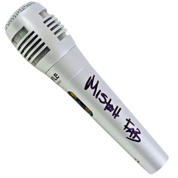 Mistah F.A.B. Signed Microphone Da Yellow Bus Rydah Hyphy Beckett FAB Autograph - Picture 1 of 7